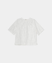 【Wrinkle Prevention】Lace Basic Tshirts