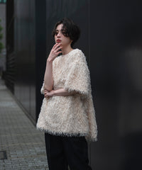 【Soft-Touch】Feather Like Over Tshirts