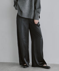 【Multi-Function】Drape Satin Easy Pants