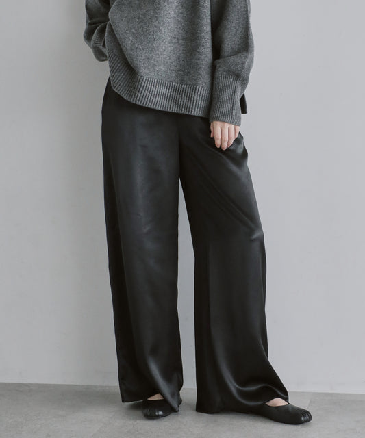 【Multi-Function】Drape Satin Easy Pants