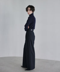 【Superfine Merino Wool】Minimal Turtleneck Knit