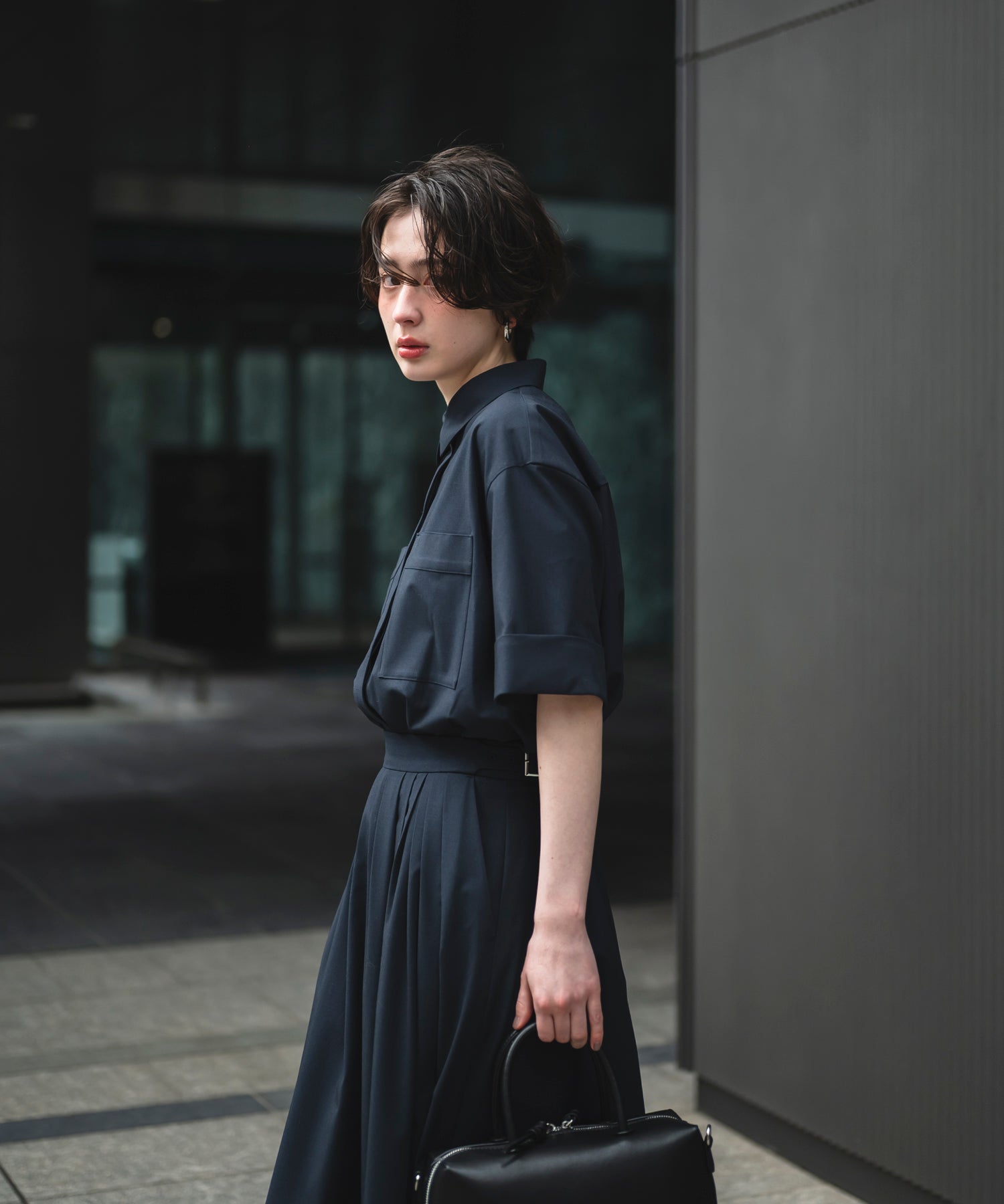 【Cool-Touch】Roll Up Half Sleeve Shirts