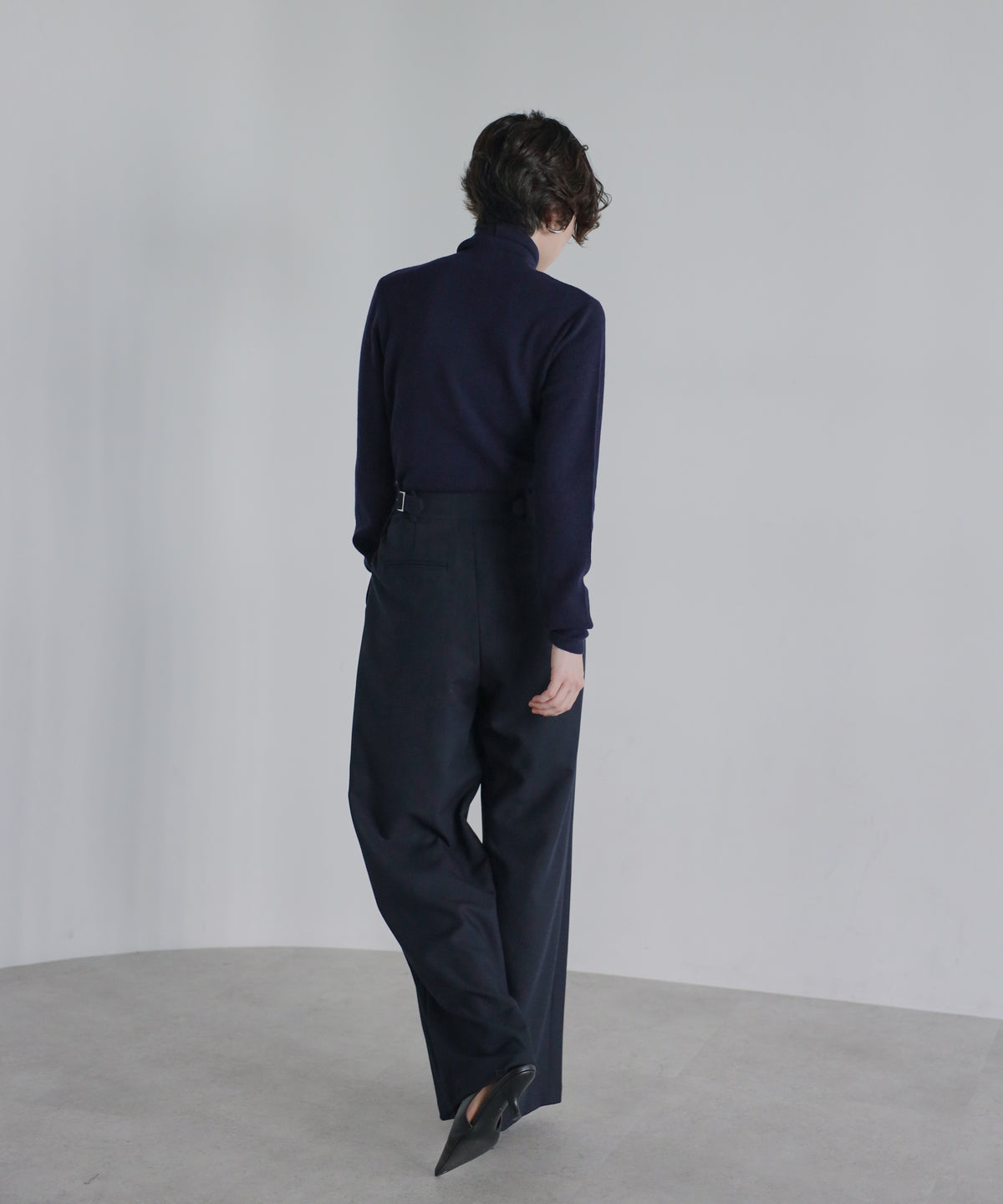 【Superfine Merino Wool】Minimal Turtleneck Knit