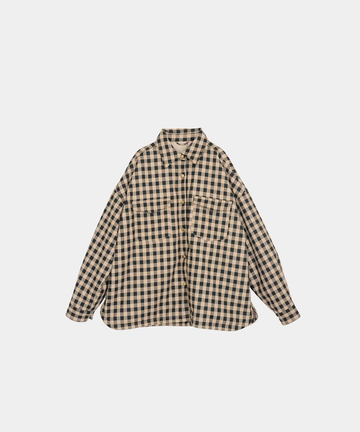 【Assorted Fabrics】Oversize Shirt Jacket