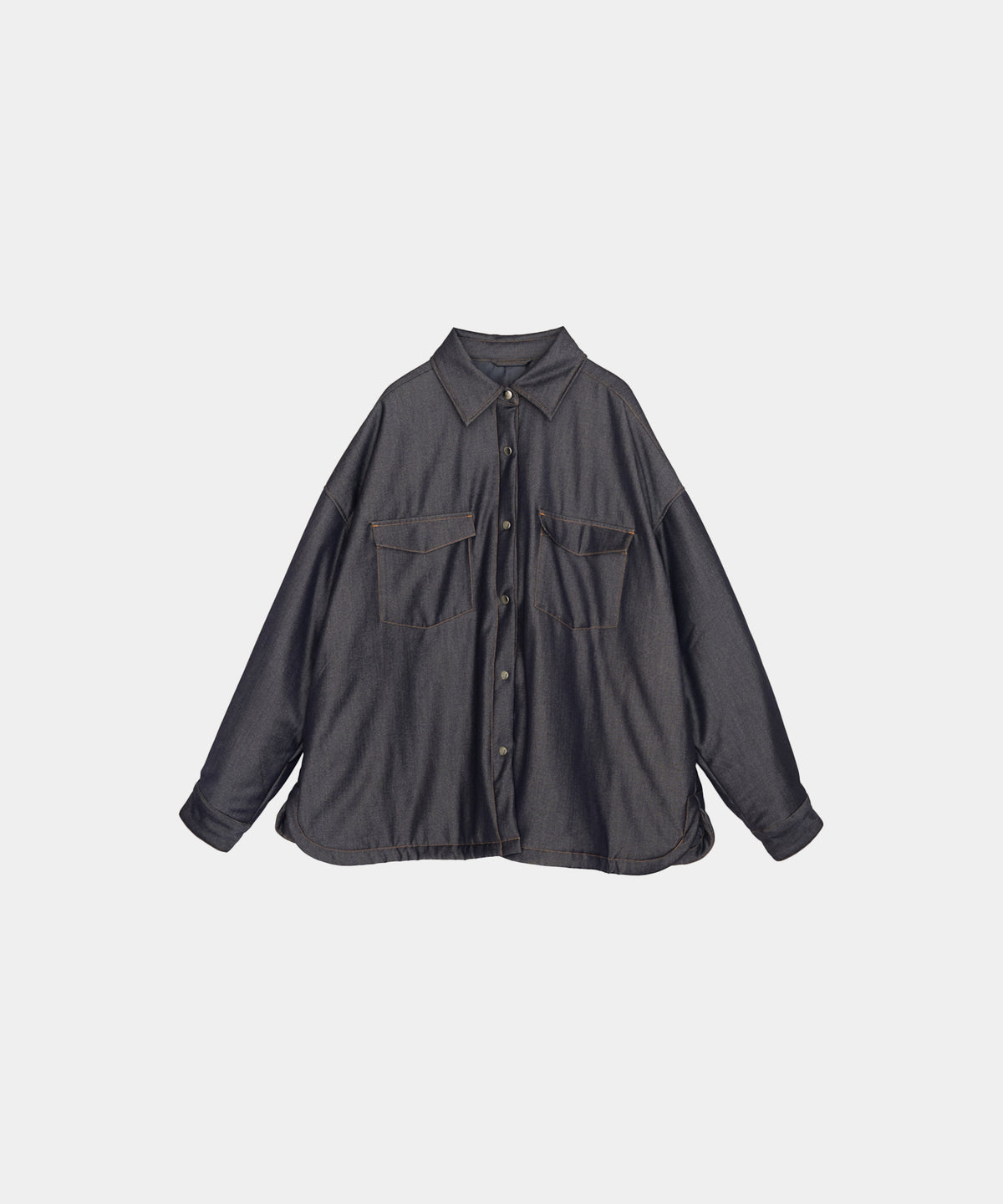 【Assorted Fabrics】Oversize Shirt Jacket
