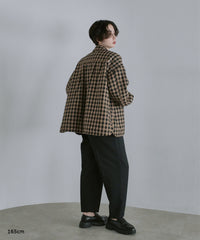 【Assorted Fabrics】Oversize Shirt Jacket