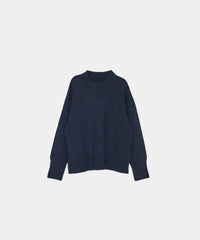 【Classic Comfort】Soft Wool × Cashmere Relaxed Crewneck Knit