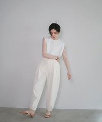 【Water Repellent】Two Tuck Easy Pants