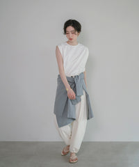 【Water Repellent】Two Tuck Easy Pants