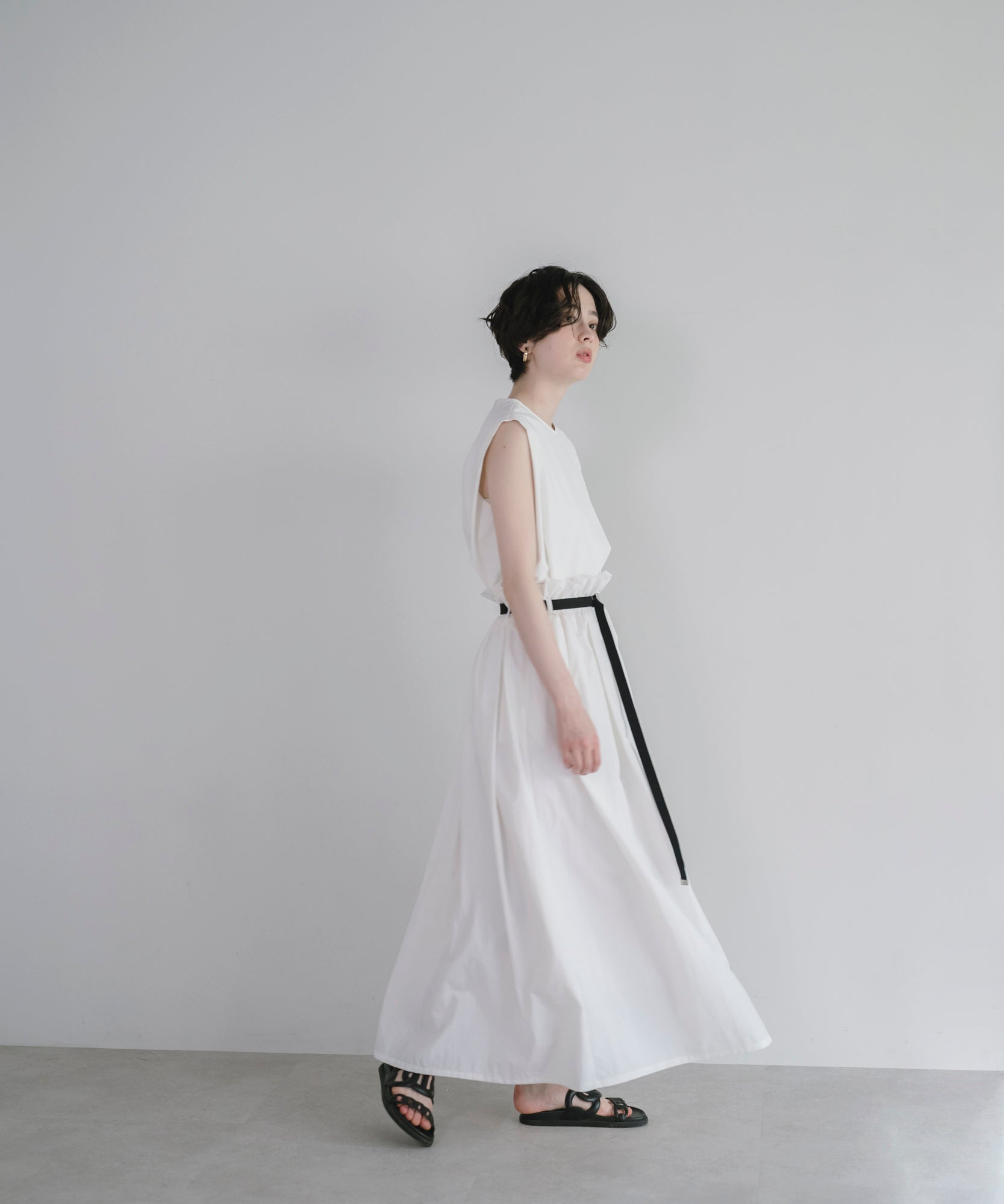 Water-Repellent】Belt set Flared Skirt – maré（マレ）オンラインストア