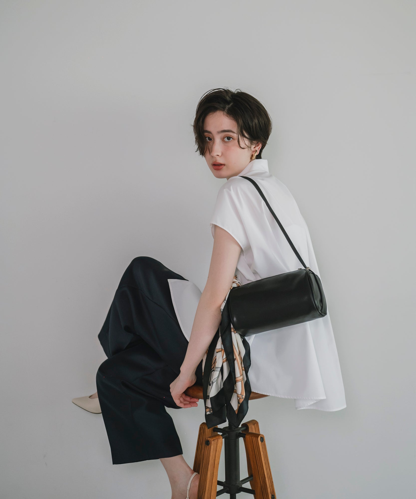 mare マレ Modern Utility Sleeveless Shirt Multi-Function】Modern Utility Sleeveless Shirt – maré（マレ