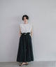【Water-Repellent】Belt set Flared Skirt