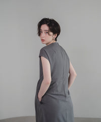 【Machine Washable】Front Tuck Cocoon One Piece