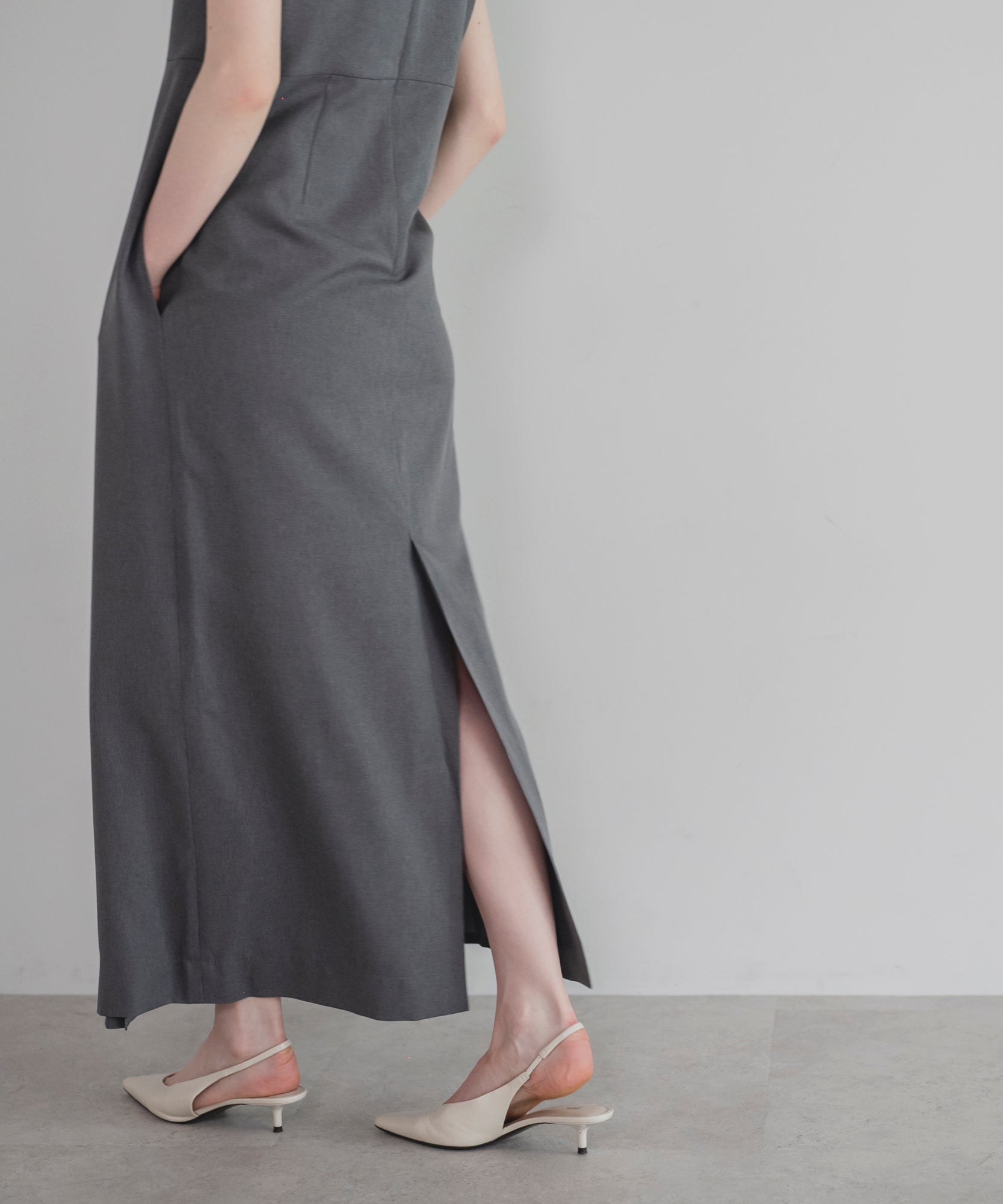 【Machine Washable】Front Tuck Cocoon One Piece