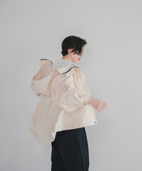 【Water Repellent】Stand Collar Flared Blouson