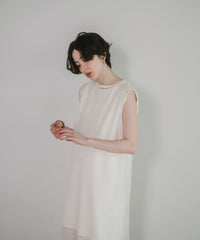 【Layerable】Lace Layered Sleeveless Onepiece