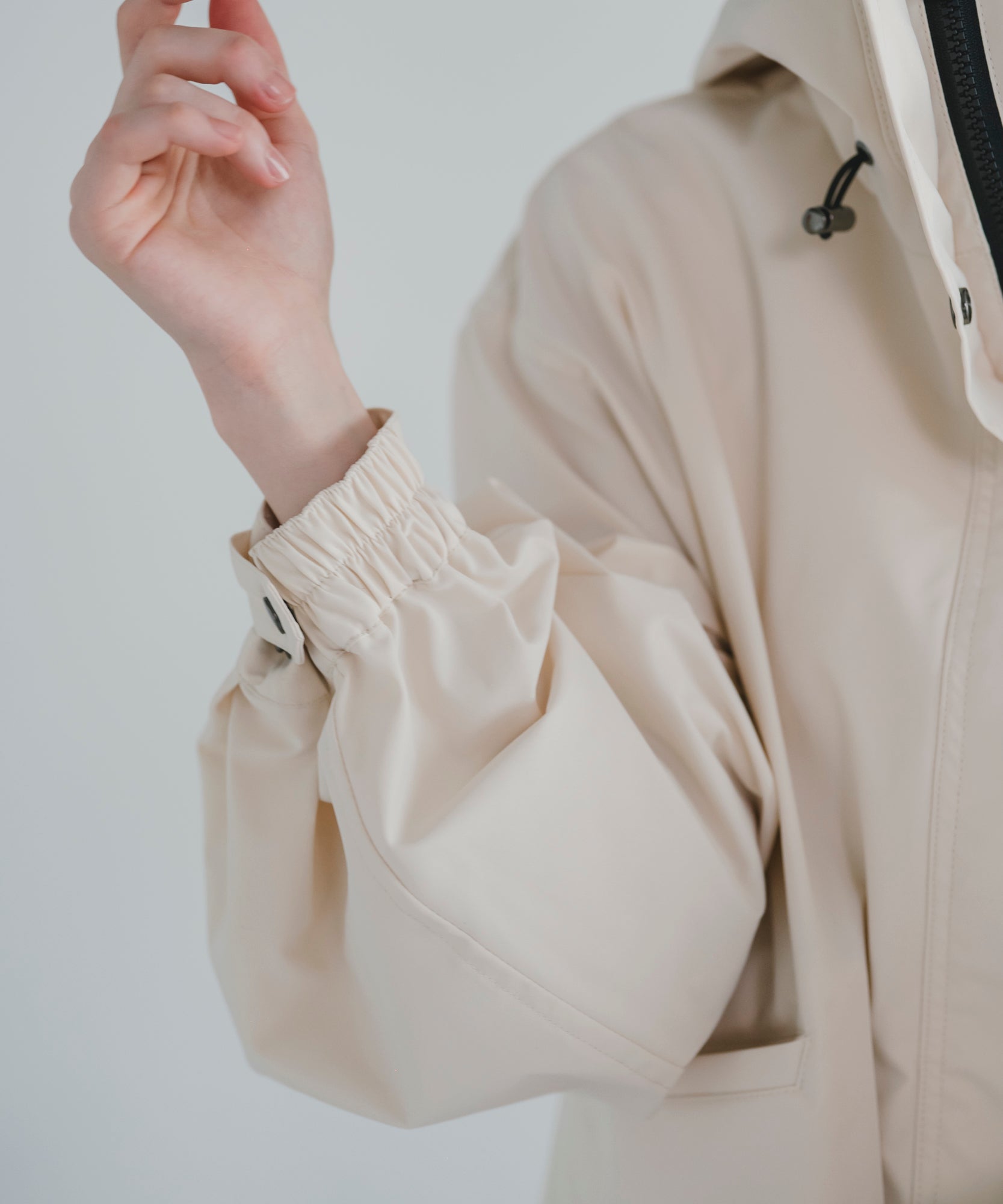 【Water Repellent】Stand Collar Flared Blouson