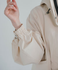 【Water Repellent】Stand Collar Flared Blouson