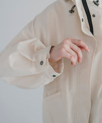 【Water Repellent】Stand Collar Flared Blouson