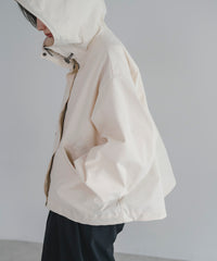 【Water Repellent】Stand Collar Flared Blouson