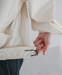 【Water Repellent】Stand Collar Flared Blouson