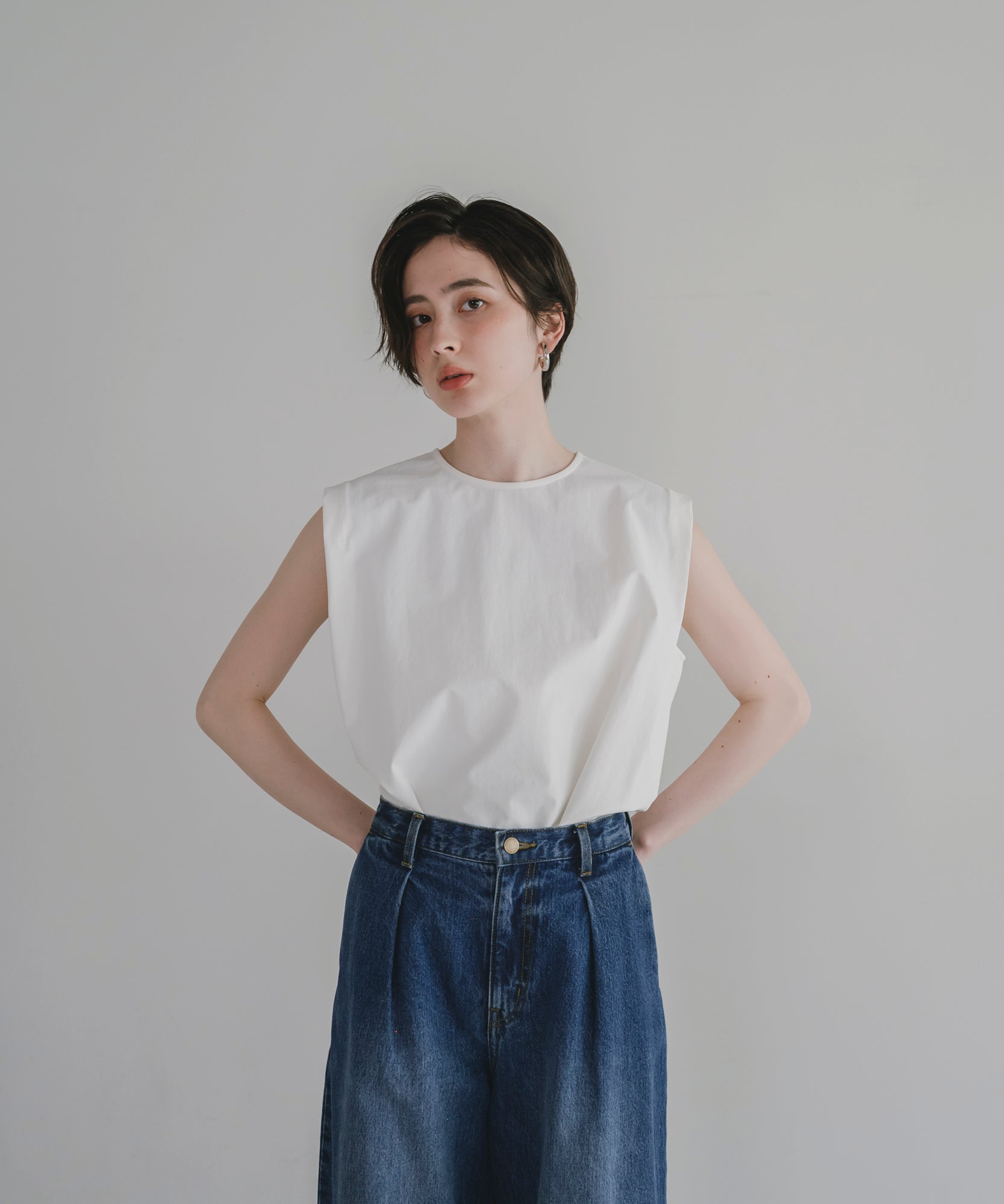 【Multi-Function】Box Silhouette Tops