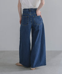 【KUROKI Denim】Tucked Wide Denim