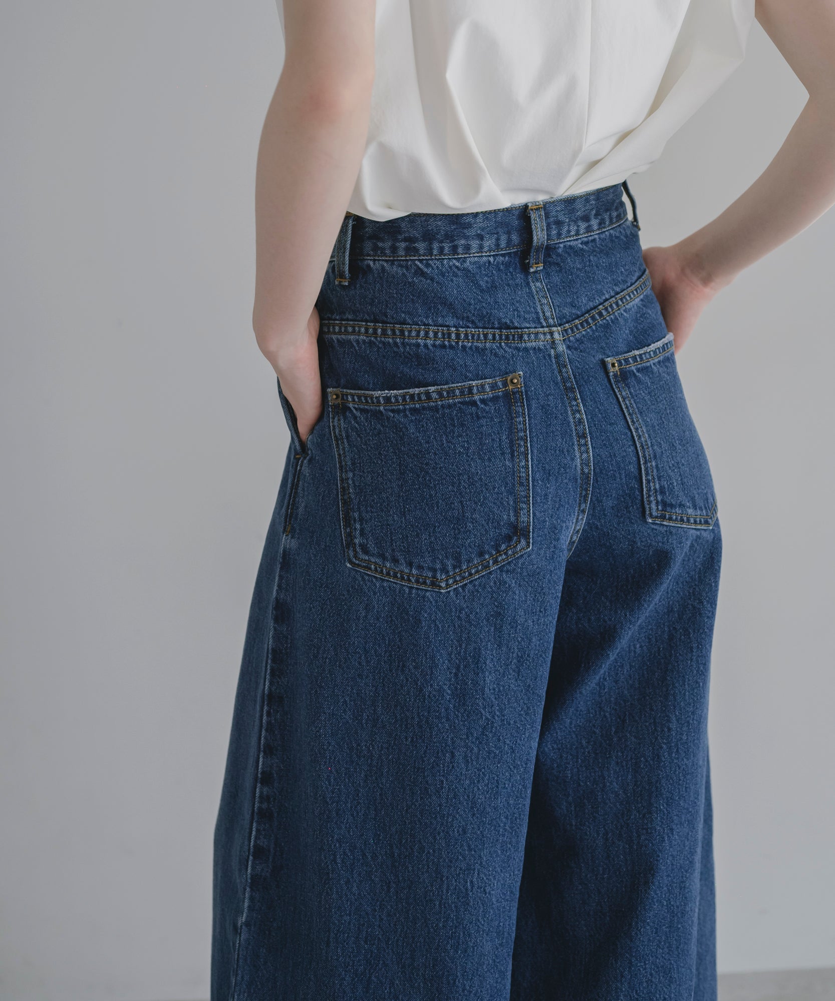 新品maré 【KUROKI Denim】Tucked Wide Denim Tucked Wide Denim – maré（マレ）オンラインストア