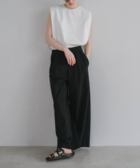 【Multi-Function】Relax Tuck Wide Pants