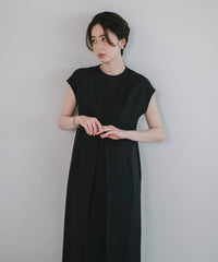 【Machine Washable】Front Tuck Cocoon One Piece