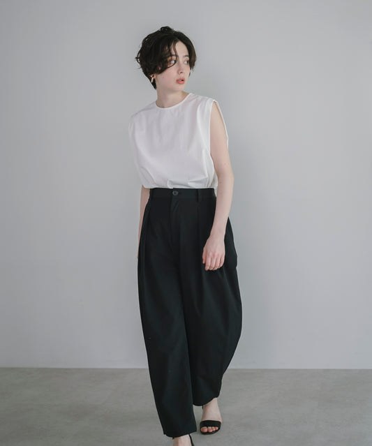 【Water Repellent】Two Tuck Easy Pants