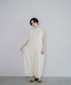 【Wrinkle Prevention】Cocoon Sleeveless All In One