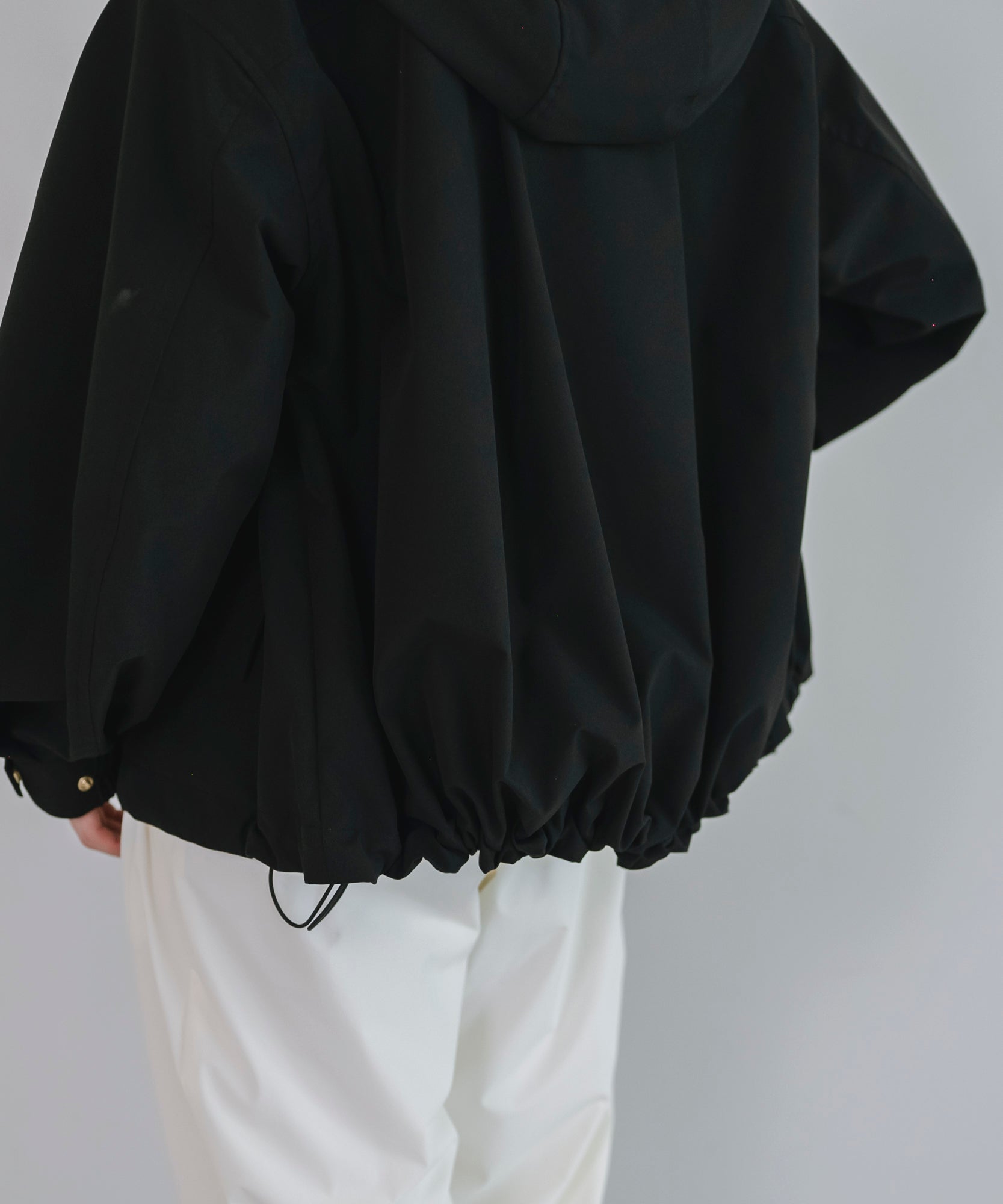 【Water Repellent】Stand Collar Flared Blouson