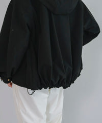 【Water Repellent】Stand Collar Flared Blouson
