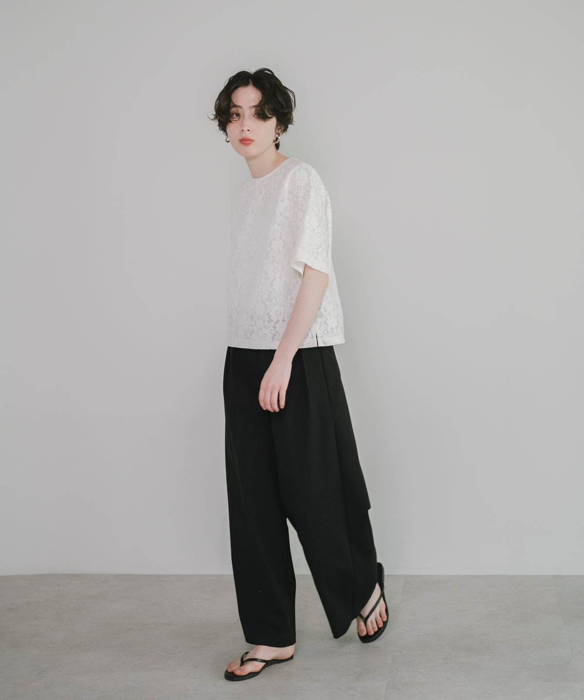 【Multi-Function】Relax Tuck Wide Pants