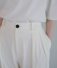【Water Repellent】Two Tuck Easy Pants
