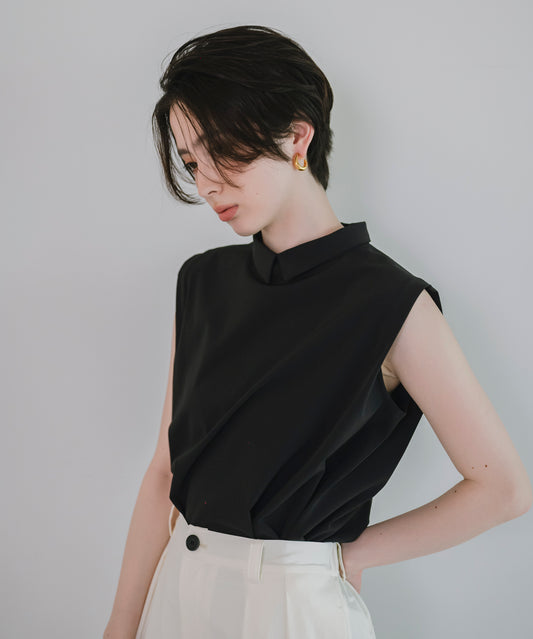 【Multi-Function 】Classic Collar Side Slit Blouse