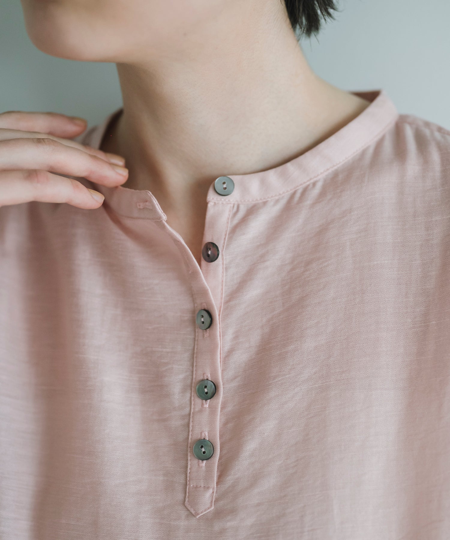【Easy-Care】A-Line Peplum Tunic