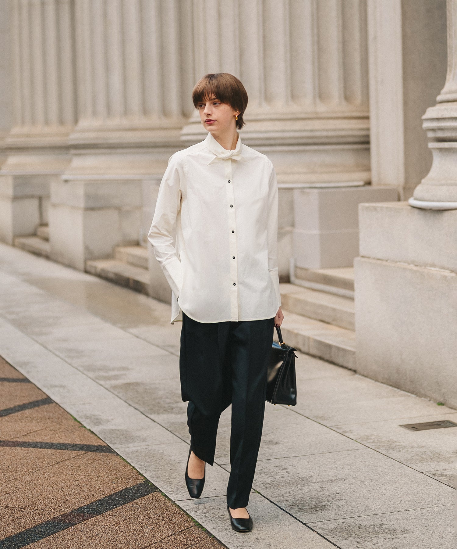 トップス mare Tie Blouse Classical Tie Blouse – maré（マレ）オンラインストア