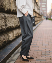 【Multi-Function】Tuck Belt Slacks