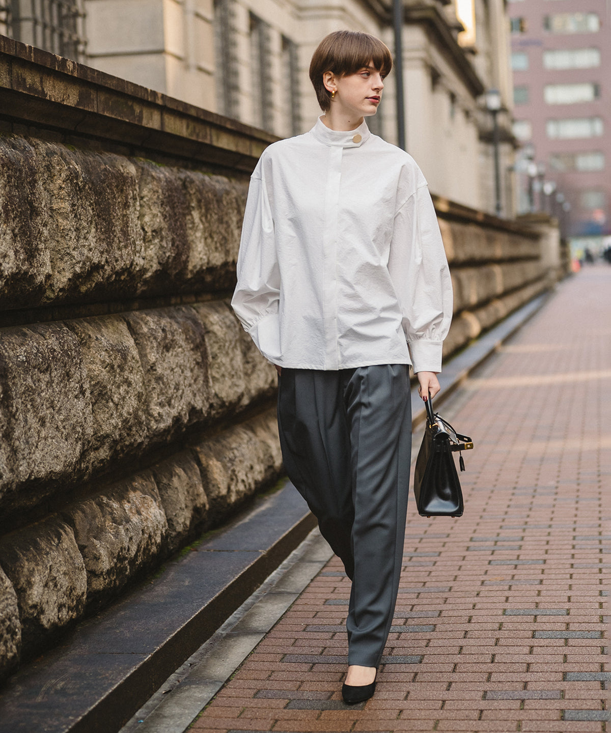 【Multi-Function】Tuck Belt Slacks