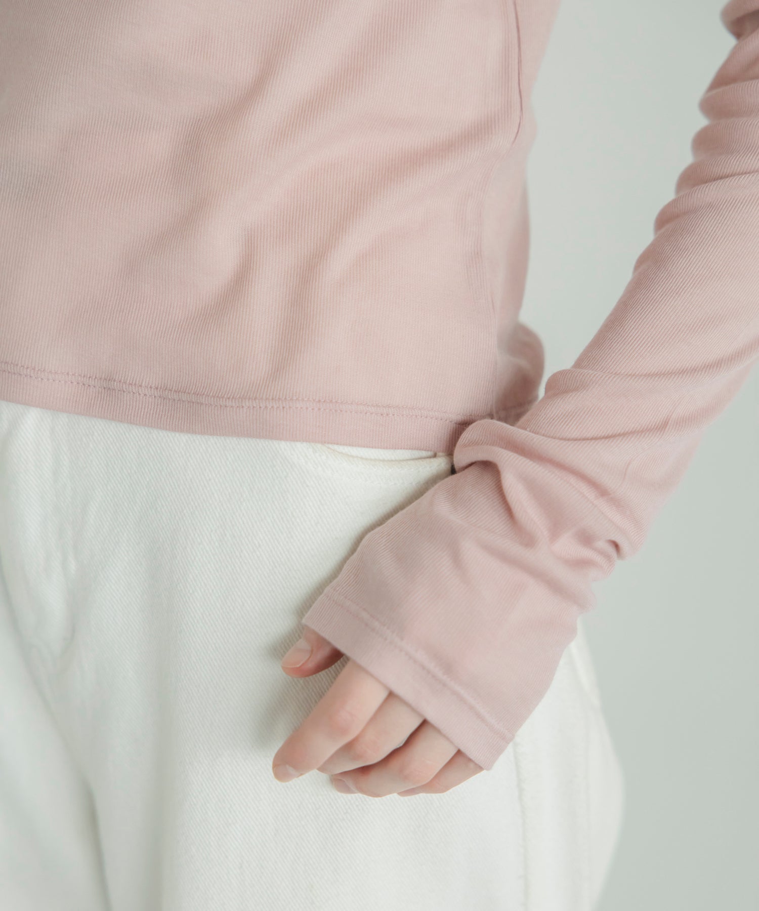 【Machine-Washable】Sheer Stretch Long Sleeve Tops