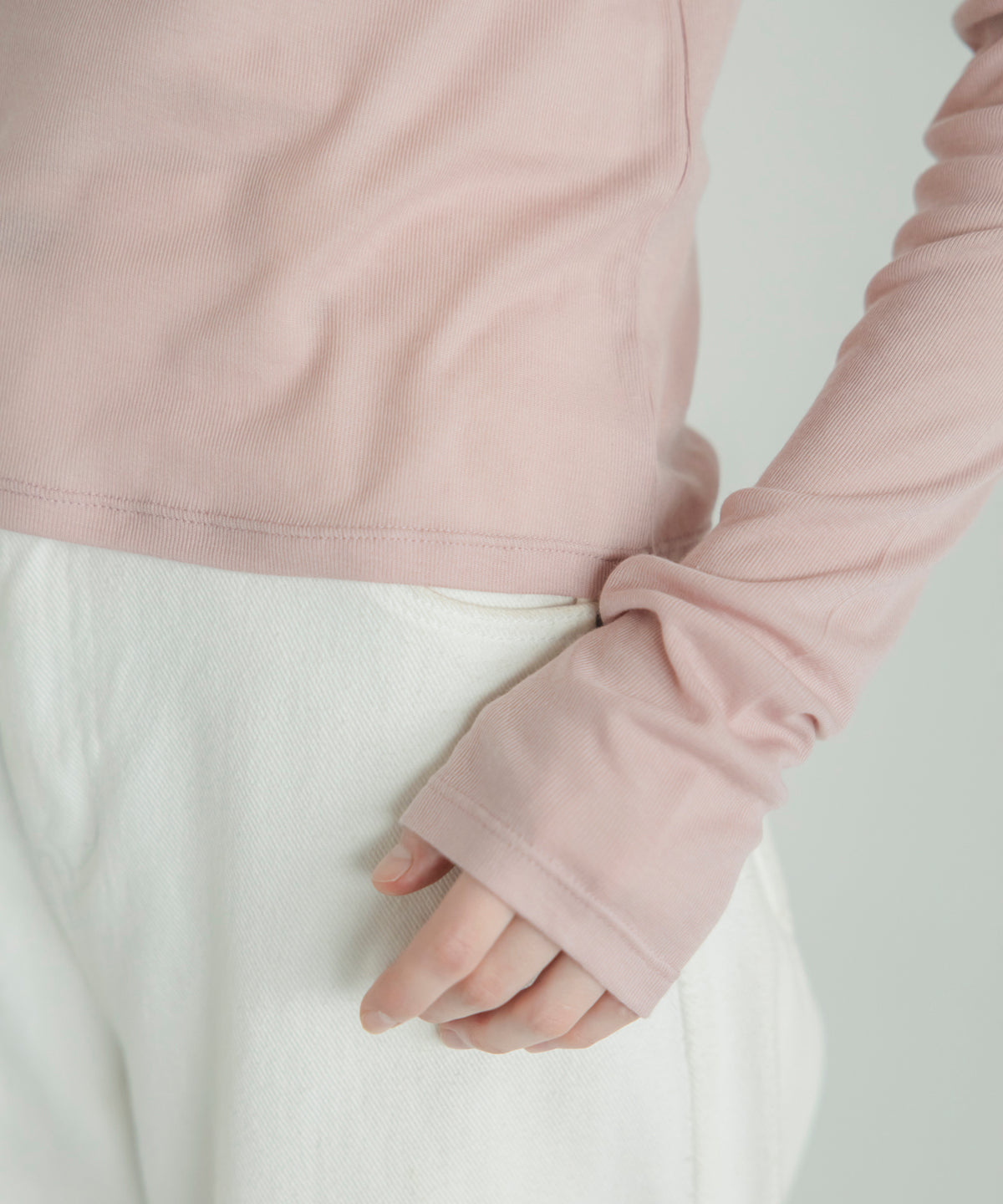 【Machine-Washable】Sheer Stretch Long Sleeve Tops