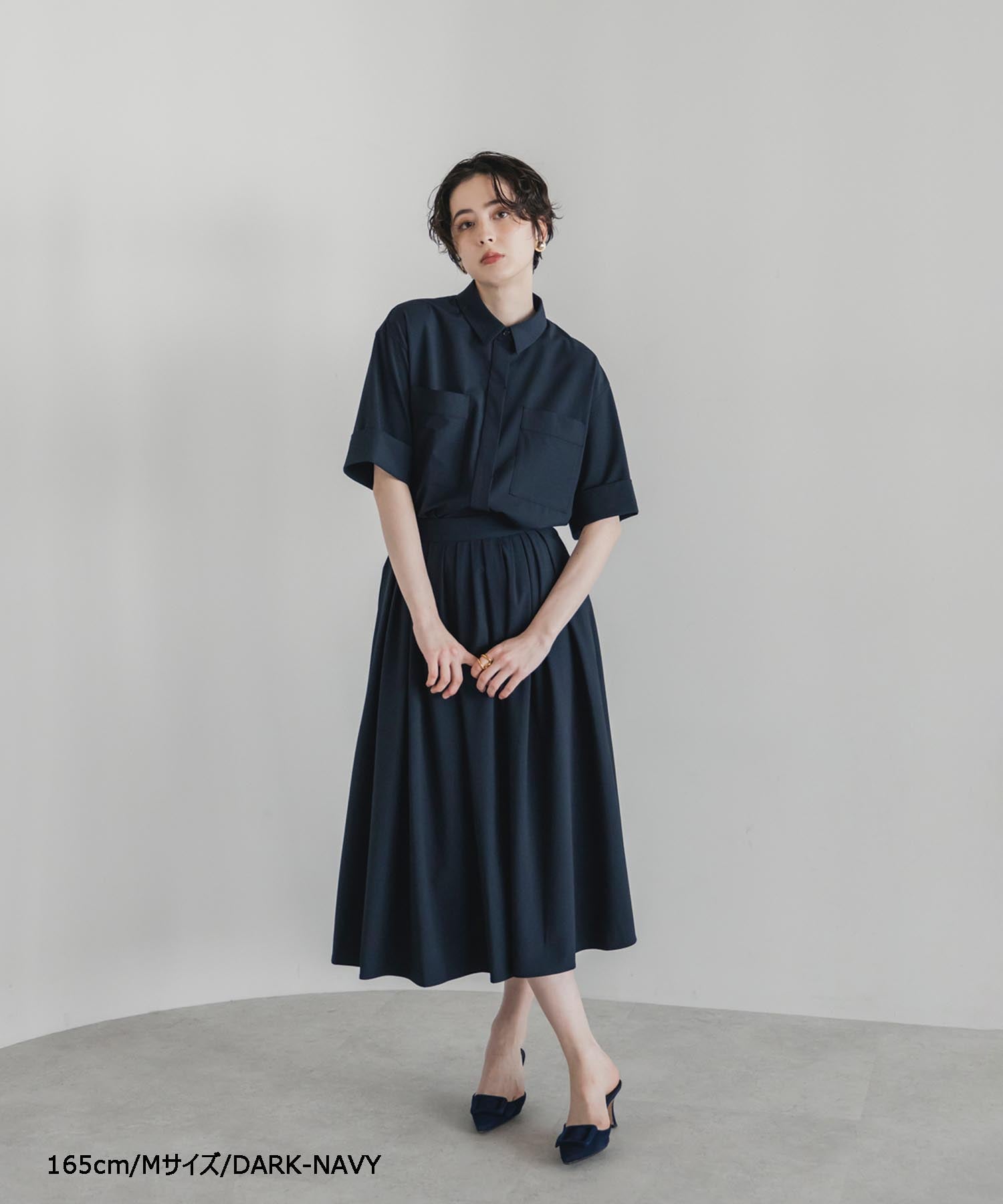 Cool-Touch】Buckle Tuck Flare Skirt – maré（マレ）オンラインストア