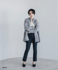 【Machine-Washable】Stripe Over Shirts