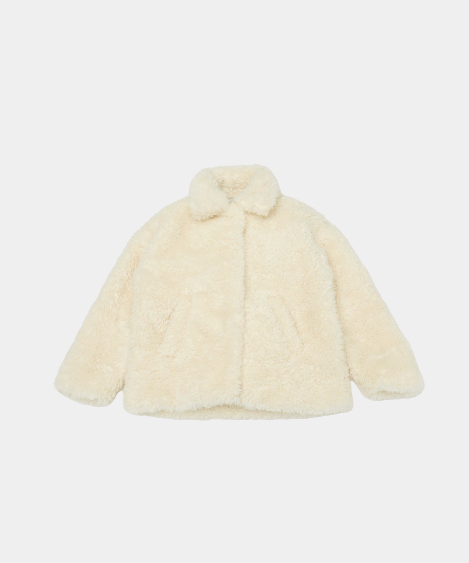 【Machine-Washable】2Way Collar Boa Coat