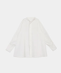 【Water Repellent】Slim Tie Flare Blouse