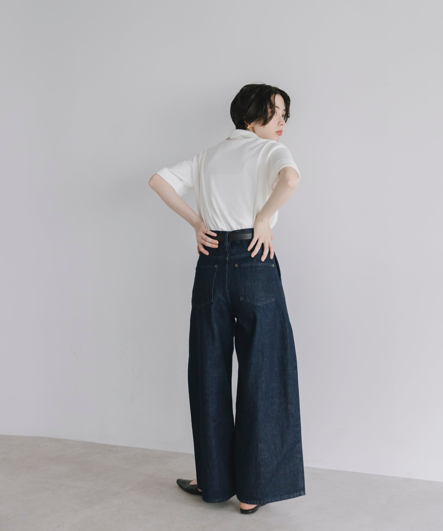 【Multi-Function】Scallop Collar Polo Tops