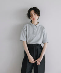 【Multi-Function】Scallop Collar Polo Tops