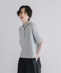 【Multi-Function】Scallop Collar Polo Tops